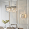 Kryształowa lampa wisząca Acadia 81931 Endon crystal glamour przezroczysta