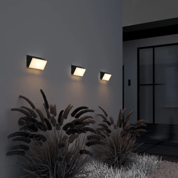 Zewnętrzny kinkiet naścienny Brick O436WL-L10GF3K LED 10W 3000K IP54 grafit