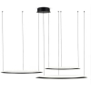 Potrójna lampa wisząca ringowa LED 93W 4000K pierścienie ringi SLD/000022/4000/B/L