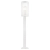 Stojąca lampa zewnętrzna Coupar 2218088001 IP54 tuba biały