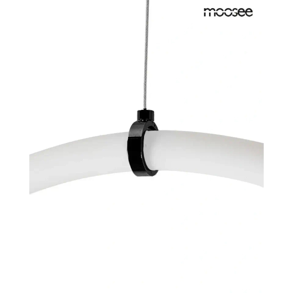 Wiszący wąż LED LASSO biały czarny MSE15011004432 1xLED 50W 3000-4000K CCT