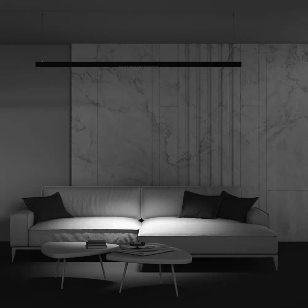 Podłużna lampa do systemu szyn magnetycznych TR031-4-24WTW-DD2-B czarny