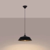Pojedyncza lampa zwisająca Frika SL.1328 Sollux z kopułą czarna