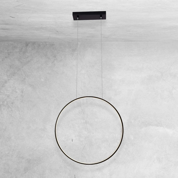 Kuchenna lampa wisząca Agaro 5300 LED 17,8W 3000K nad wyspę czarna