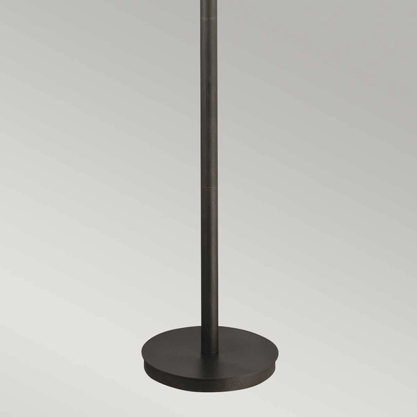 Lampa podłogowa Laguna QZ-LAGUNA-FL-A Quoizel klosz miedziany