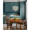 Molekułowa wisząca lampa Gross 4200440-6509 bubbles przezroczysta złota