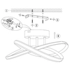 Nowoczesna lampa przysufitowa Meo R62101132 LED 15W 3000K czarny