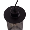 Wisząca lampa Midnight Abigali-ZAE27 Abigali siatka tuba czarna