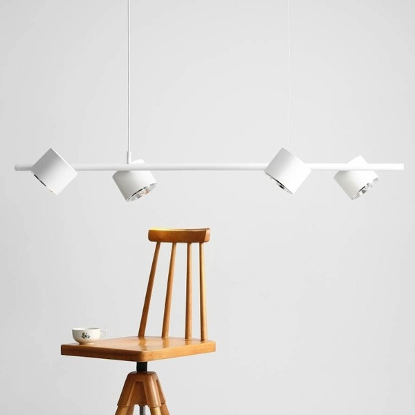 Regulowana lampa wisząca BOT 1046L Aldex reflektorki na listwie