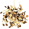 Designerski żyrandol Monetti ST-1676 GOLD Step hampton do salonu złoty