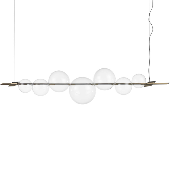 Zwis bąbelki Amore ST-8869P/L Step LED 12W 3000K szklane kule złota