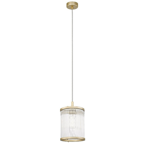Lampa wisząca SERGIO P0528-01F-V6AC klasyczna szklany zwis złoty