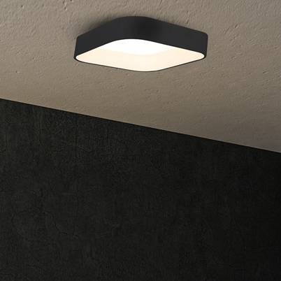 LAMPA sufitowa ASTRO ML6356 Milagro kwadratowa OPRAWA plafon LED 24W 4000K metalowy czarny