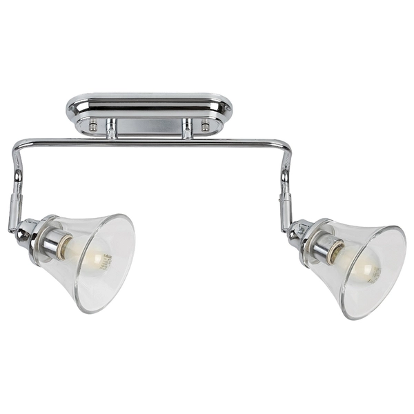 Ścienna lampa łazienkowa Antoine regulowane reflektorki chrom