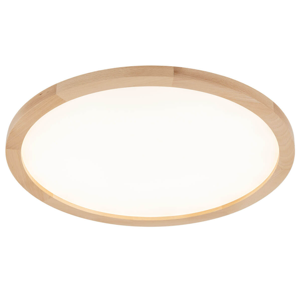 Nasufitowa lampa do łazienki Aqua 18008 LED 45W 3000-6500K round drewniana biała