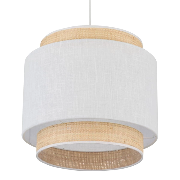 Wisząca lampa okrągła Boho 5653 TK Lighting naturalny biały słomkowy