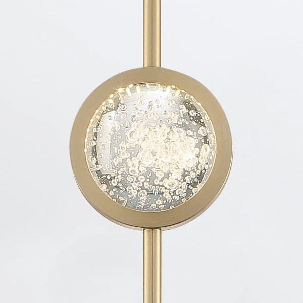 Wisząca lampa salonowa Barletta QN-BARLETTA-1P-BG LED 6W 3000K złoty