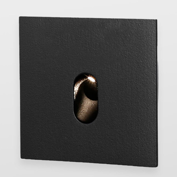 Oczko schodowe Lesel 001 XL 100102203 Elkim LED 1W 4000K podtynkowe czarne