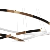 Nowoczesna lampa wisząca Wheel LED 80W 3000K metalowa złota