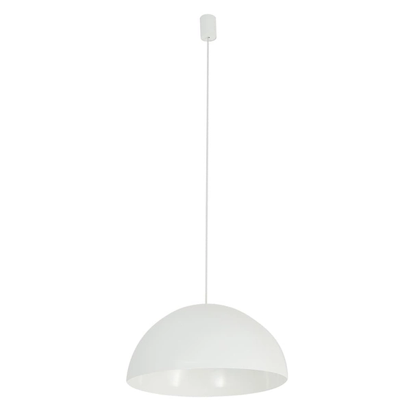 Wisząca lampa do jadalni Hemisphere Super 10696 Nowodvorski kopuła biała