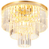 Lampa sufitowa glamour Splendore DN915-80 Step kryształki złote