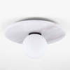 Nasufitowa lampa JUANJUI LE44852 bubble do jadalni marmur biała