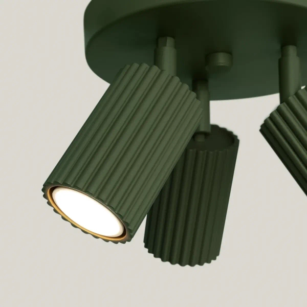 Lampa sufitowa regulowana KARBON SL.1620 potrójna oliwkowa