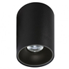 Spot LAMPA sufitowa AZ.GM4103 BK RULLO NERO okrągła OPRAWA metalowa DOWNLIGHT natynkowy rullo nero czarny