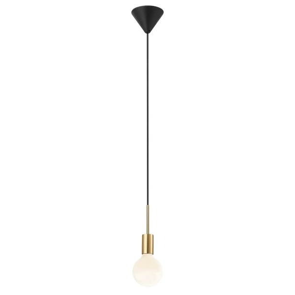 Wisząca lampa do sypialni Paco 2112053035 na kablu mosiądz