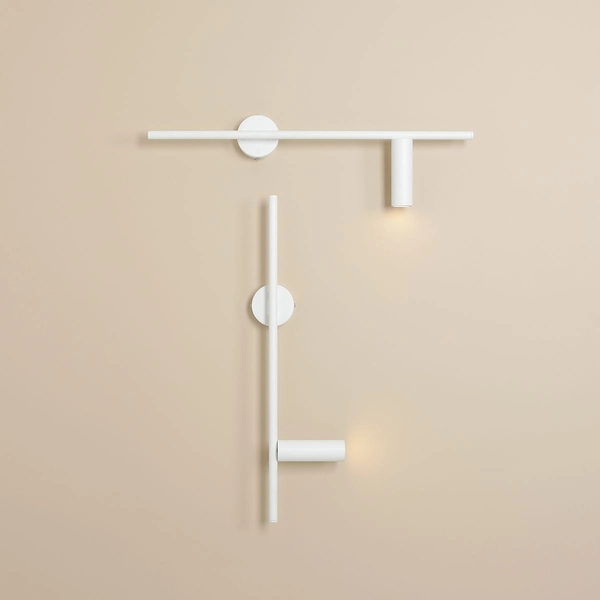 Kinkiet sypialniany Trevo 1104Y_2 Aldex tuba metalowa biała