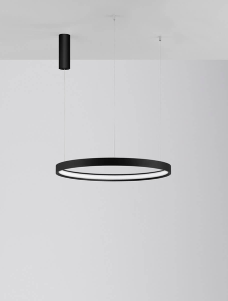 Żyrandol ring ZACAPU LE42794 Luces Exclusivas metalowy LED 42W 3000K czarny