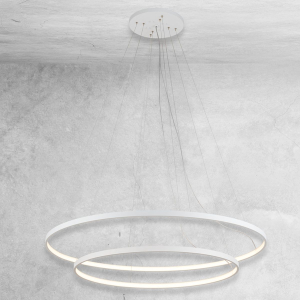 Żyrandol nowoczesny Agari Multi 5442 Shilo LED 127W 3000K ring biały