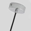 Kulista lampa wisząca Palla LP-2844/1P S CH szklana kula ball chrom