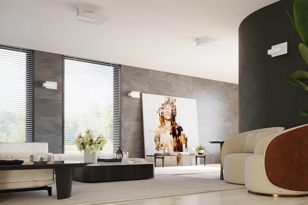 Kinkiet ścienny Lappo SL.1092 Sollux modernistyczny biały