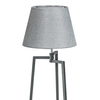 Stojąca lampa do salonu TRISTAN AZ3329+AZ3672 Azzardo czarny szary