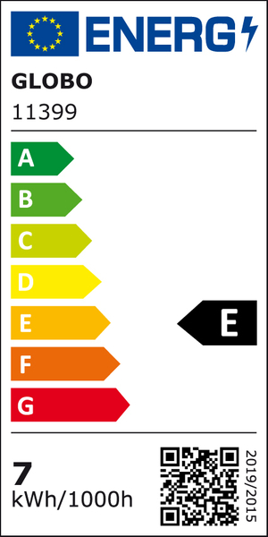 Żarówka dekoracyjna LED 11399 Globo ST64 E27 7W 800lm 230V 3000K biała ciepła