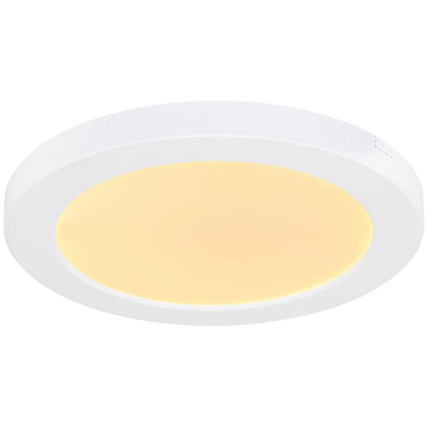 LAMPA sufitowa LASSE 12379-18W Globo okrągła OPRAWA metalowa LED 18W 3000K - 6500K plafon biały