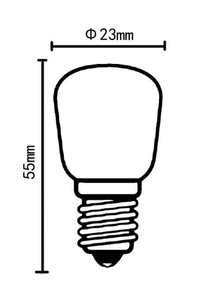 Żarówka do piekarnika Bulb 11416B do 300°C, E14 15W 70lm