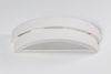 Kinkiet LAMPA ścienna SL.0002 półokrągła OPRAWA ceramiczna przyścienna biała