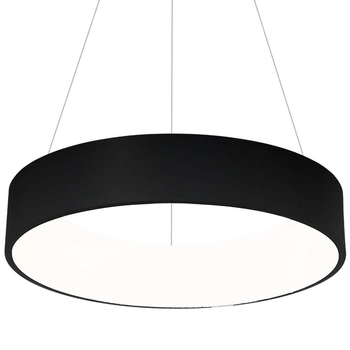 LAMPA wisząca OHIO ML6358 Milagro metalowa OPRAWA okrągła LED 24W 4000K zwis czarny