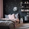 Plafon Luna LP-1106/1C Luna LED 24W 4000K księżyc metalowa szara