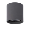 Sufitowa lampa tuba Delto 09915/06/36 Lucide metalowa szara