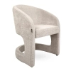 Krzesło do jadalni SHELLY MM001501100356 beżowe taupe tkanina 45cm