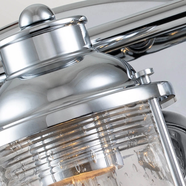 Łazienkowa ścienna lampa Ashland Bay QN-ASHLANDBAY3-PC-BATH Quintiesse IP44 chrom