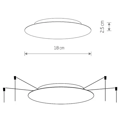 Puszka montażowa Cameleon Canopy A Mini 10018 Nowodvorski czarna