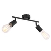 Lampa ścienna Martha 54008-2 do salonu metalowa czarna