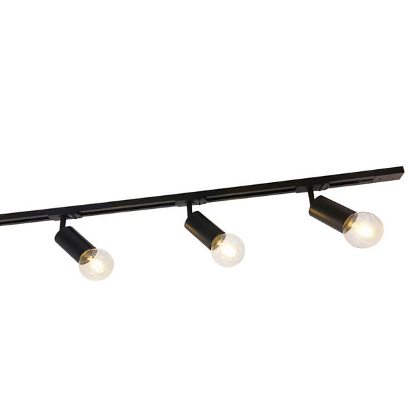 Reflektor sufitowy Marvi 922521-5-BL-SET do systemu szynowego 1-faz czarny
