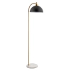 Kopułowa podłogowa lampa Buchanan 112211 z nożnym włącznikiem czarna
