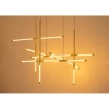 Designerska wisząca lampa MIKADO MSE1501100488 LED 43W 3000K sticks złota