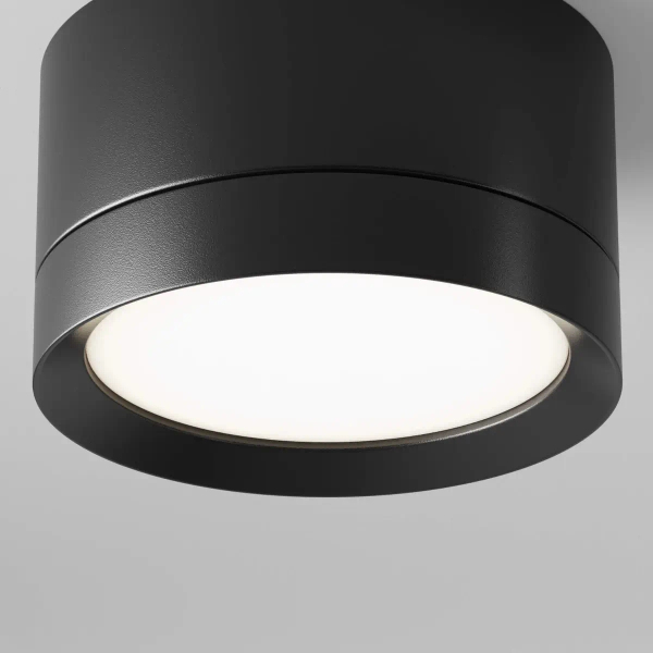 Lampa sufitowa plafon metalowy oczko spot czarny Hoop OUTLET